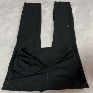 Women's Lululemon Fast & Free Black High Rise Leggings